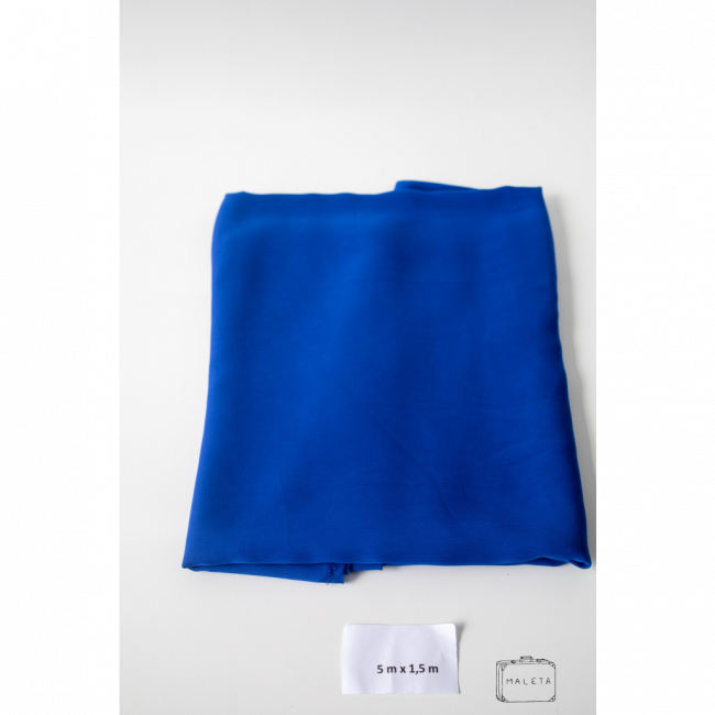 TECIDO AZUL ROYAL 5,50X1,50