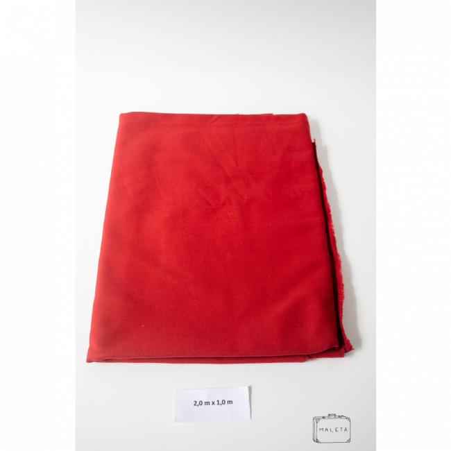 TECIDO VERMELHO 2,00X1,00