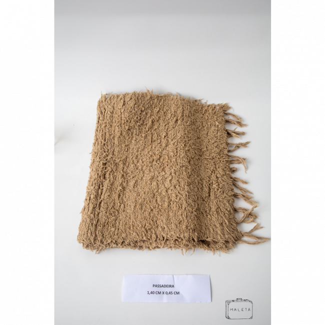 PASSADEIRA FELPUDA MARROM - 1,40X0,45