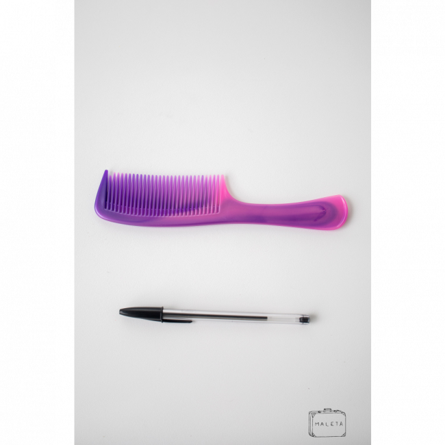 PENTE PLÁSTICO ROXO