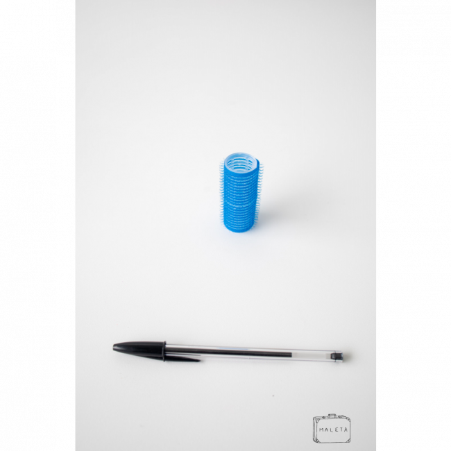 BOB PARA CABELO VELCRO AZUL (KIT)