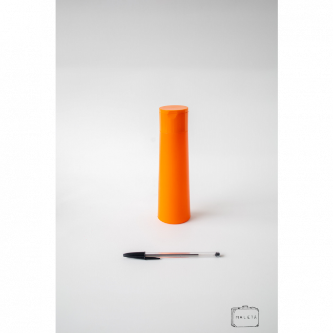 POTE PARA SHAMPOO/CONDICIONADOR LARANJA