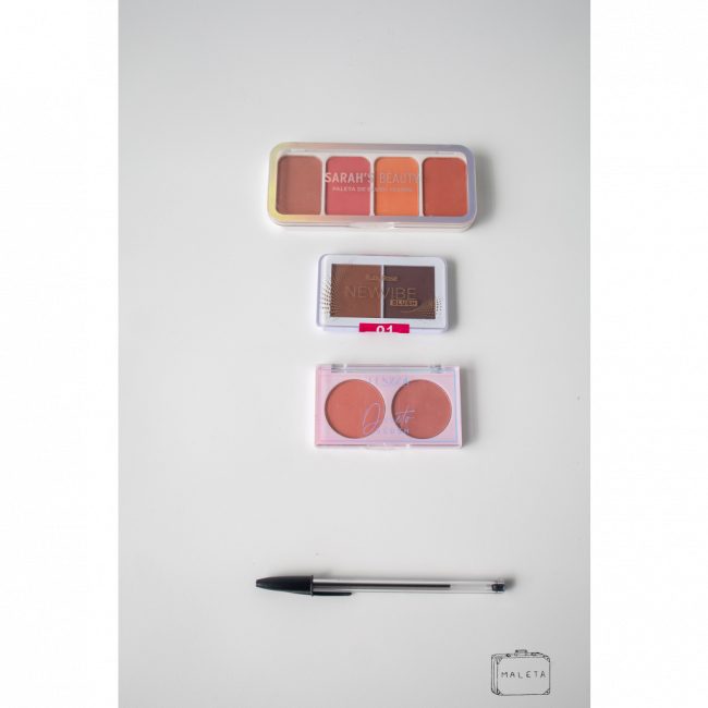 PALETA DE BLUSH MAQUIAGEM (MARCAS DIVERSAS)