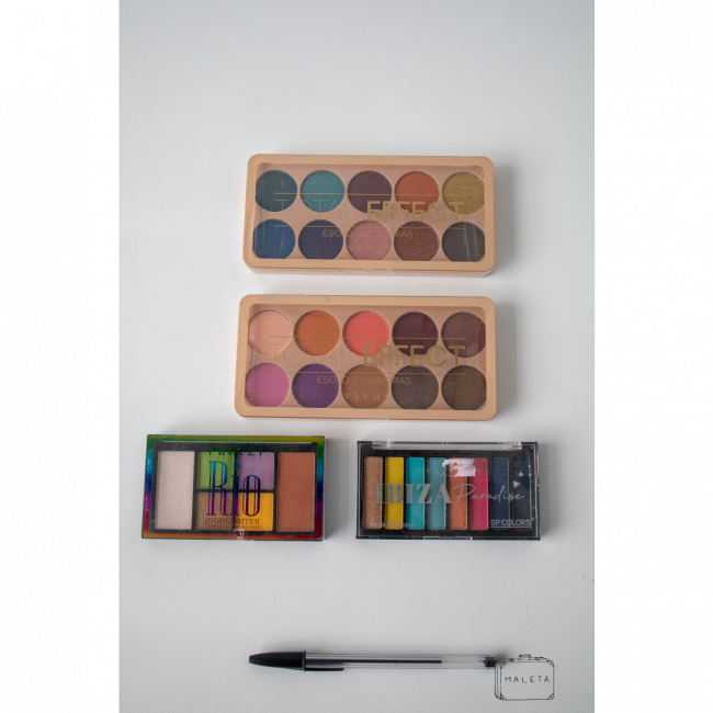 PALETA DE SOMBRA MAQUIAGEM (MARCAS DIVERSAS)