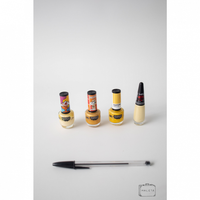 ESMALTES TONS DE AMARELO (MARCAS DIVERSAS)