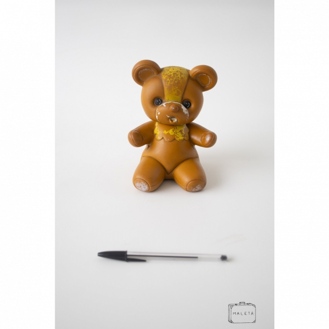 URSO MARROM BORRACHA (BRINQUEDO)