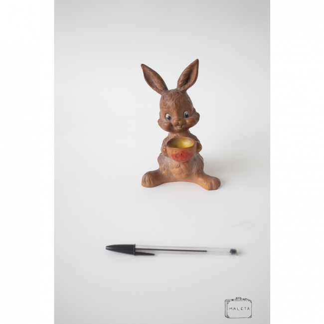 COELHO MARROM BORRACHA (BRINQUEDO)