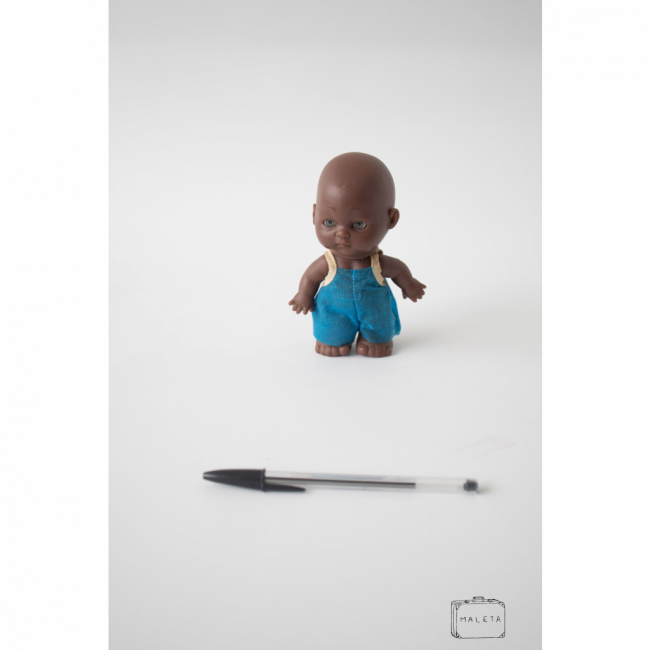 BEBÊ PRETO BORRACHA (BRINQUEDO)