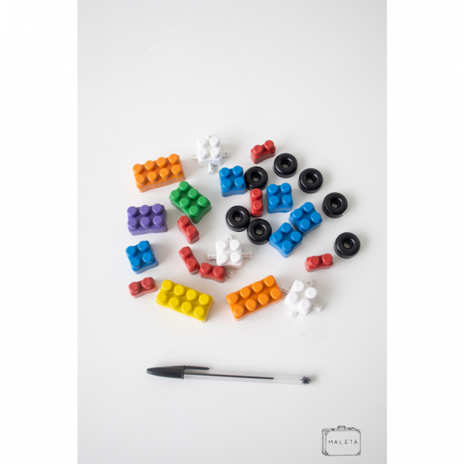 LEGO CARRINHO PLÁSTICO - 26 PEÇAS