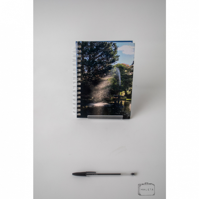 AGENDA A5 ESPIRAL CAPA DURA CACHOEIRA