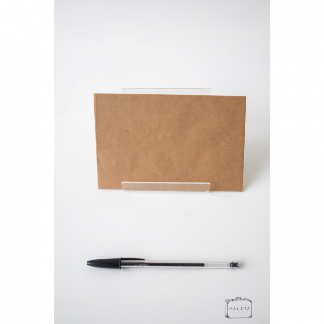 ENVELOPE PEQUENO PARDO