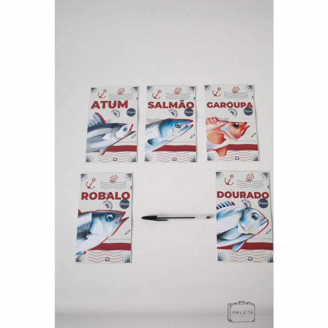 PLACA PVC PEIXES