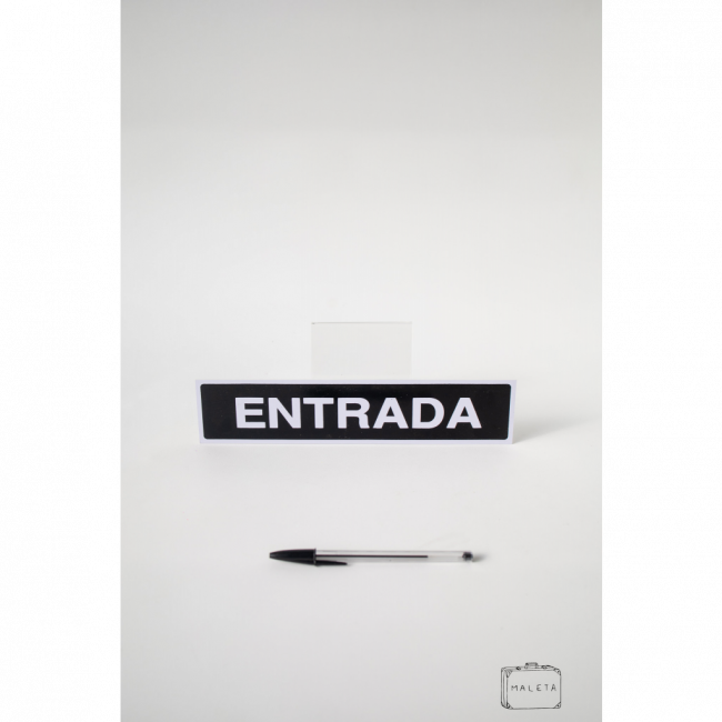 PLACA PVC PRETA \