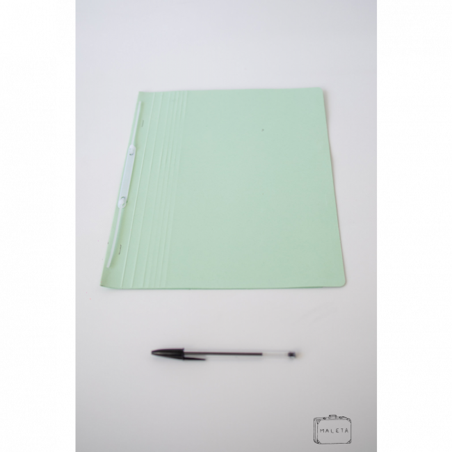 PASTA DE ESCRITÓRIO PAPEL VERDE