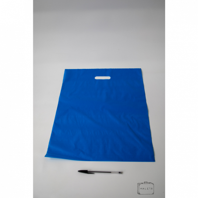SACOLA PLÁSTICA AZUL - GRANDE