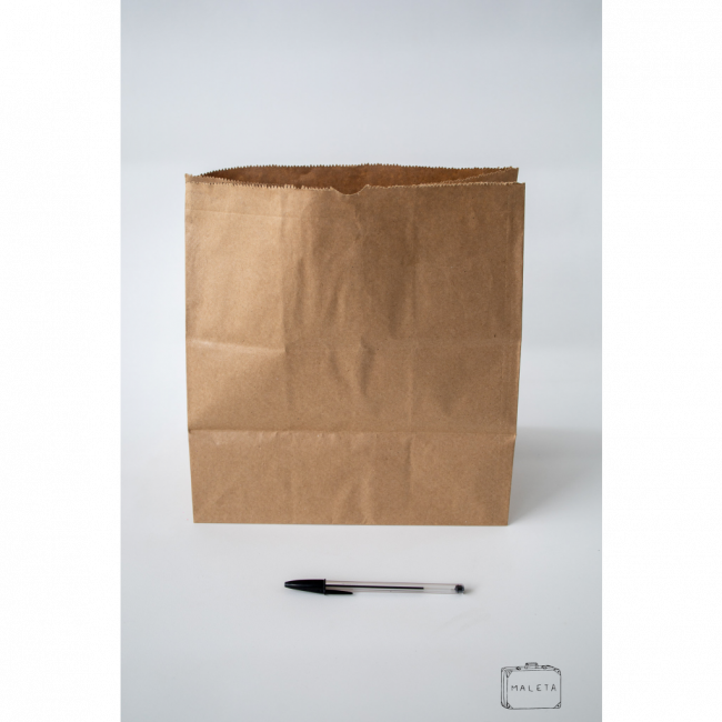 SACO PAPEL KRAFT SEM ALÇA - PEQUENO