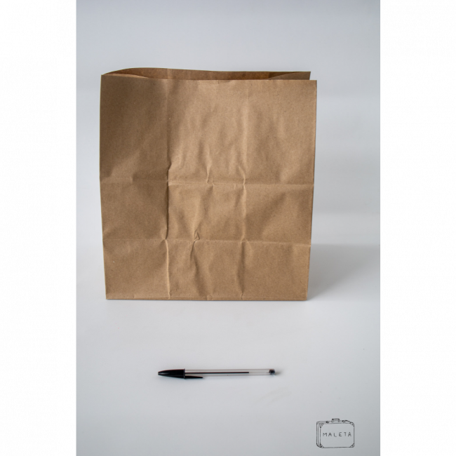 SACO PAPEL KRAFT SEM ALÇA - GRANDE