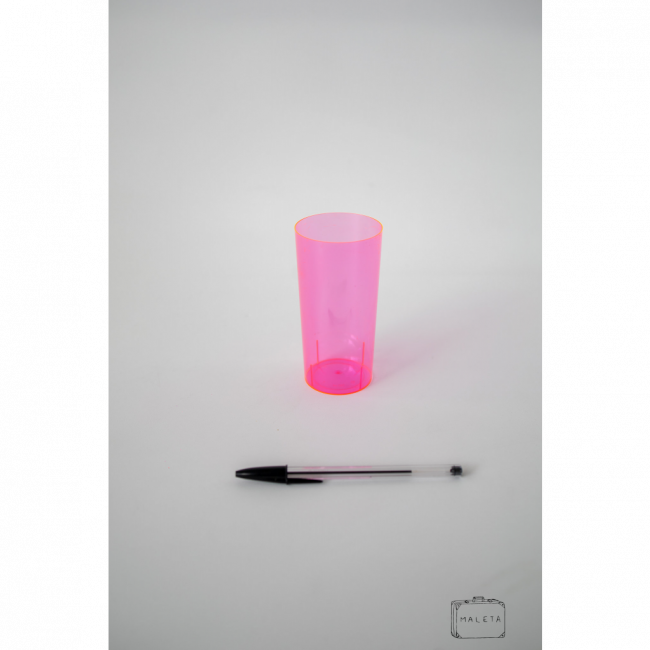 COPO ACRÍLICO CRISTAL ROSA