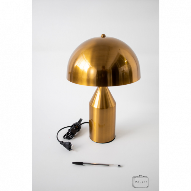 LUMINÁRIA DE MESA DOURADA - WW