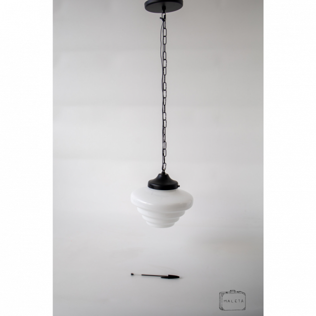 LUMINÁRIA PENDENTE BRANCA DEGRAUS