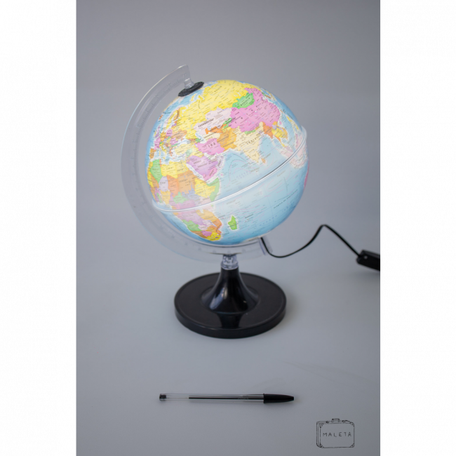 GLOBO TERRESTRE COM LUZ