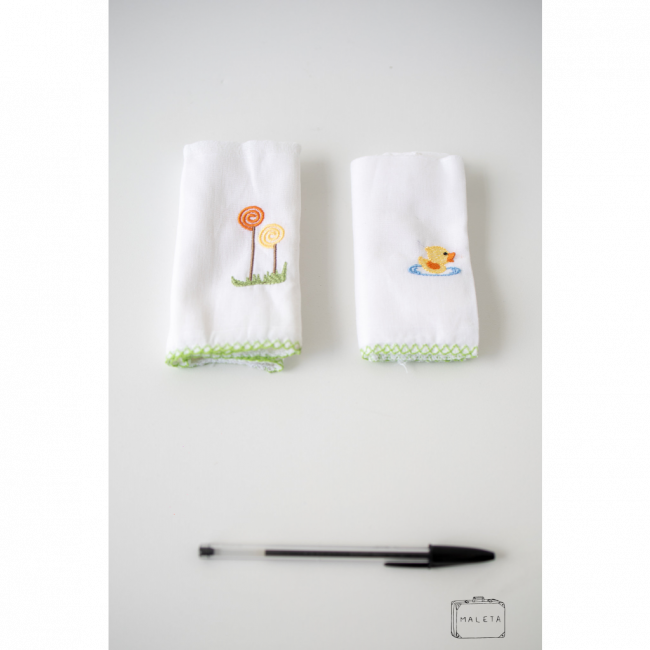 PANINHO DE BOCA INFANTIL BRANCO (PATINHO E PIRULITO)
