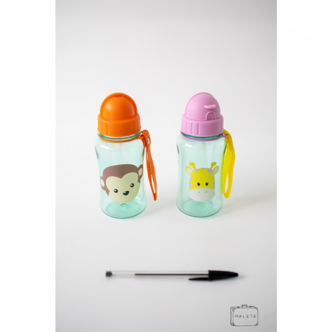 SQUEEZE INFANTIL - LARANJA E ROSA