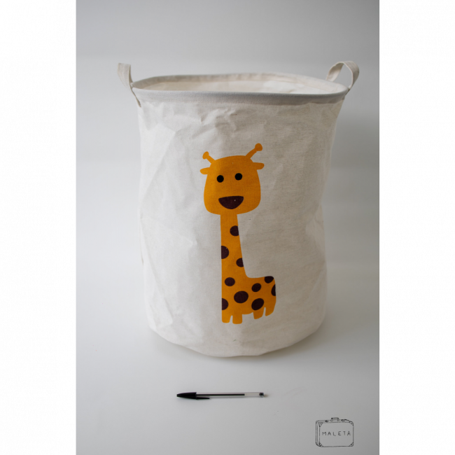 CESTO ORGANIZADOR INFANTIL GIRAFA