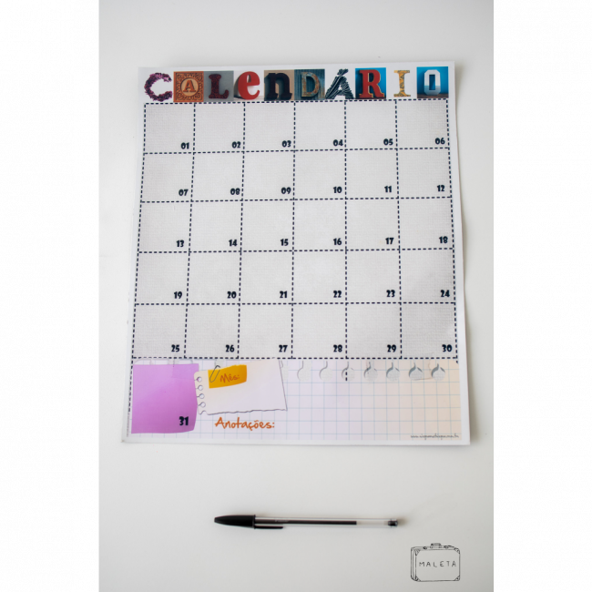 CALENDÁRIO IMÃ