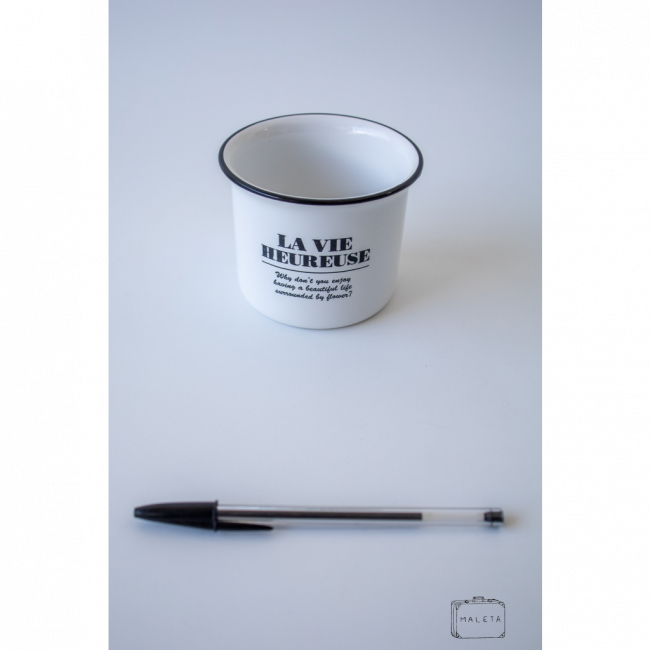 CACHEPÔ CERÂMICA BRANCO \