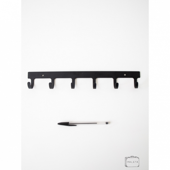PORTA-CHAVE METAL PRETO