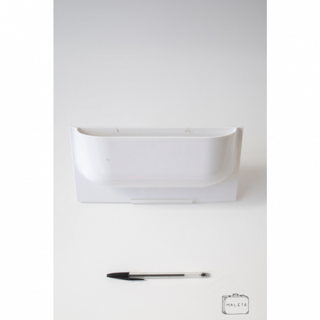 CACHEPÔ DE PAREDE PLÁSTICO BRANCO
