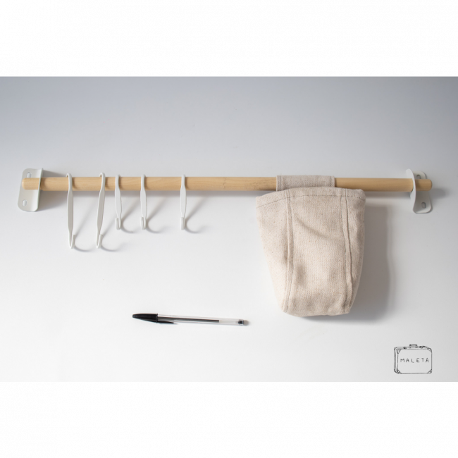 SUPORTE DE PAREDE PARA PENDURAR UTENSÍLIOS - 9 PEÇAS
