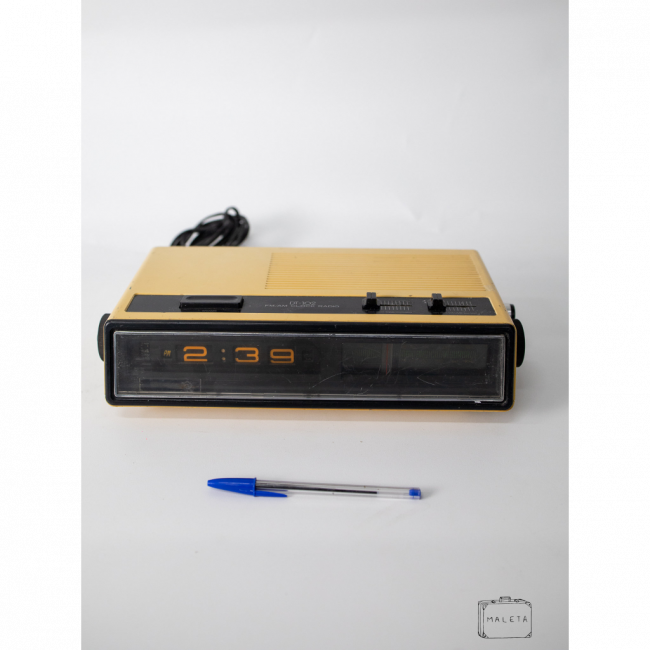 RÁDIO RELÓGIO DT-102 BEGE