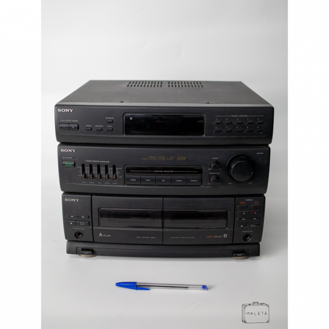 SOM CD/FITA AM/FM SONY - CINZA