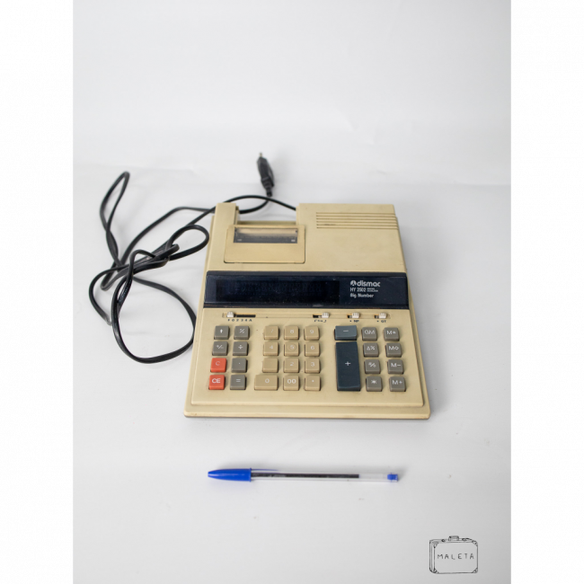 CALCULADORA ANTIGA DISMAC - BEGE
