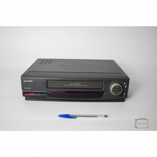 APARELHO VHS SHARP - CINZA