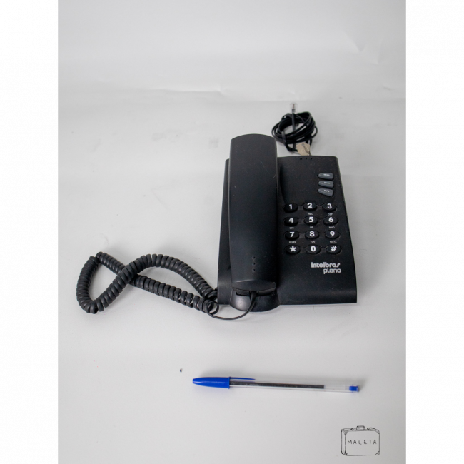 TELEFONE COM FIO INTELBRAS PLENO - PRETO