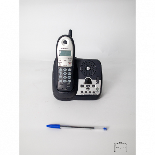 TELEFONE SEM FIO MOTOROLA - PRETO
