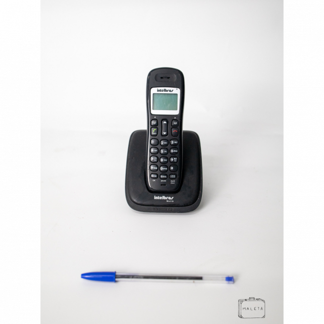 TELEFONE SEM FIO INTELBRAS 4110 - PRETO