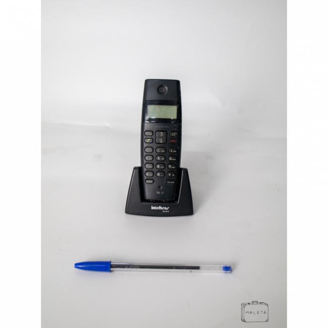 TELEFONE SEM FIO INTELBRAS TS 40 - PRETO