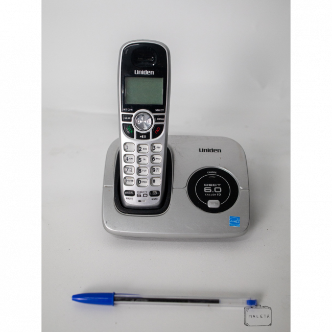 TELEFONE SEM FIO UNIDEN PRATA