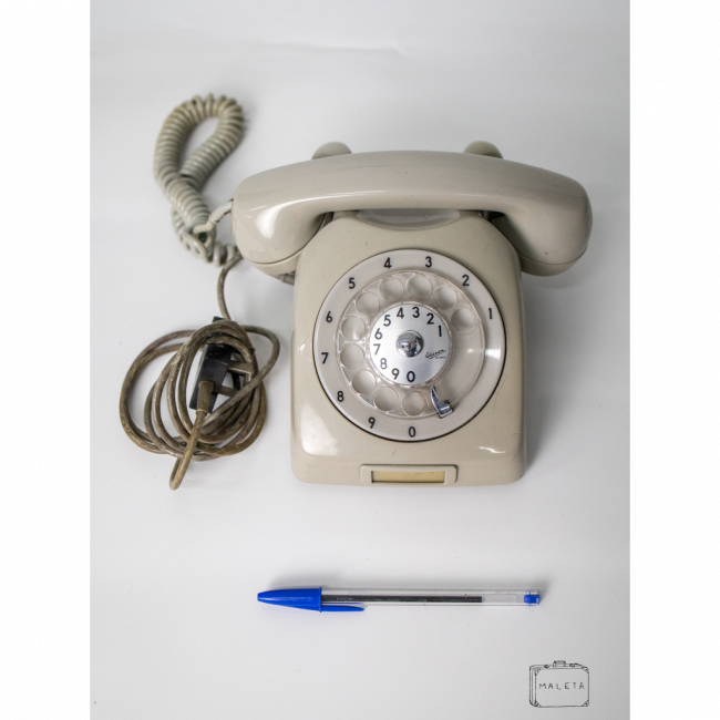 TELEFONE ERICSSON COM FIO CINZA