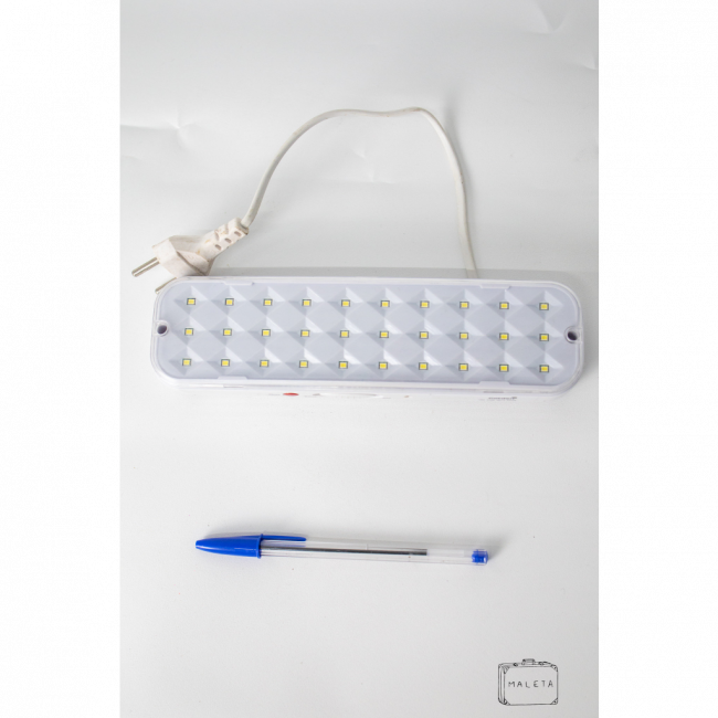 LUZ LED DE EMERGÊNCIA BRANCA