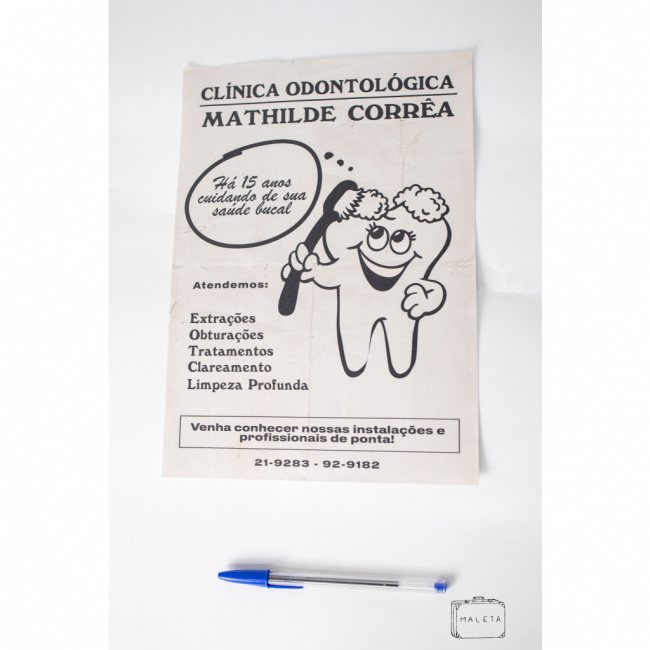 PANFLETO CLÍNICA ODONTOLÓGICA MATHILDE CORRÊA - BEGE