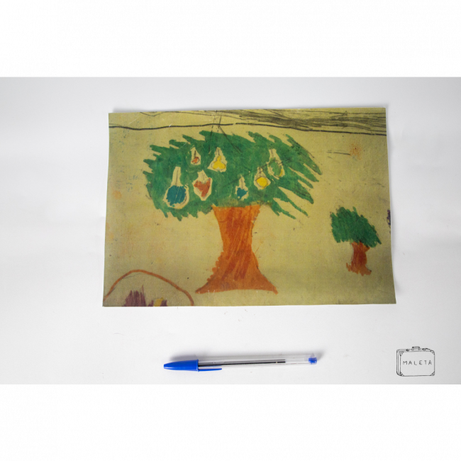 ARTE INFANTIL ÁRVORE DE FRUTOS