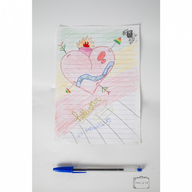 ARTE INFANTIL CORAÇÃO HOLLISTER