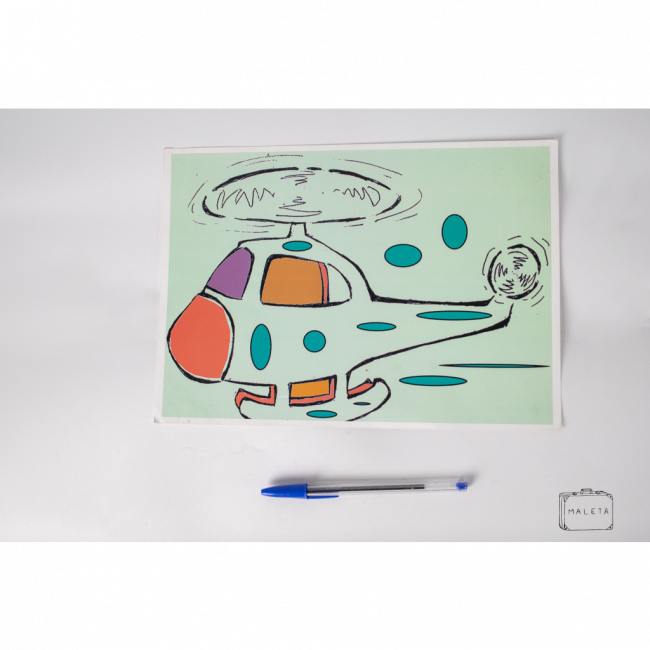 ARTE INFANTIL HELICÓPTERO
