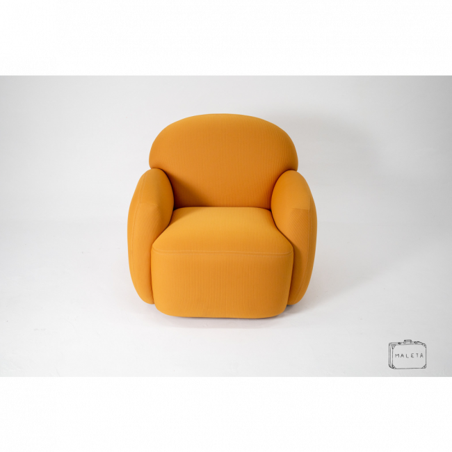 POLTRONA FERNANDO JAEGER LARANJA – L0,90XP0,90XA0,80