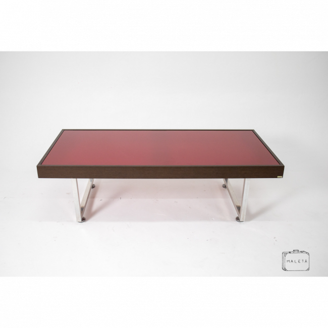 MESA DE CENTRO TAMPO VERMELHO – L1,20XP0,55XA0,36